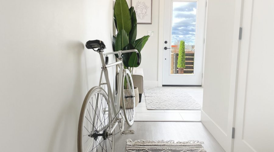SC-Interior-decor-hallway-bike-bench-foyer-wide